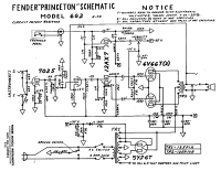 Fender Princeton-6G2 - Schematic 